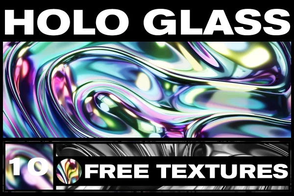graphic for free - Holo Glass Texture Pack