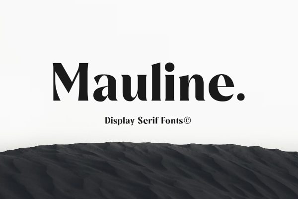 graphic for free - Mauline Display Serif Font