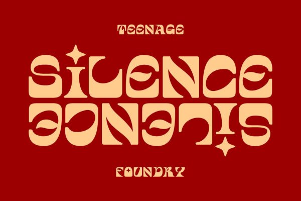 graphic for free - TF Silence Font