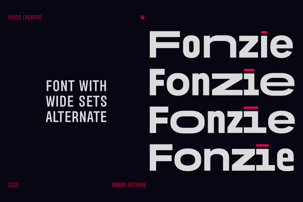 graphic for free - Fonzie Free Font