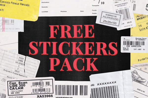 graphic for free - Free Barcode And Receipt Stickers Pack