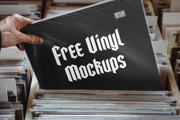 graphic for free - Free Vinyl Cover Mockups
