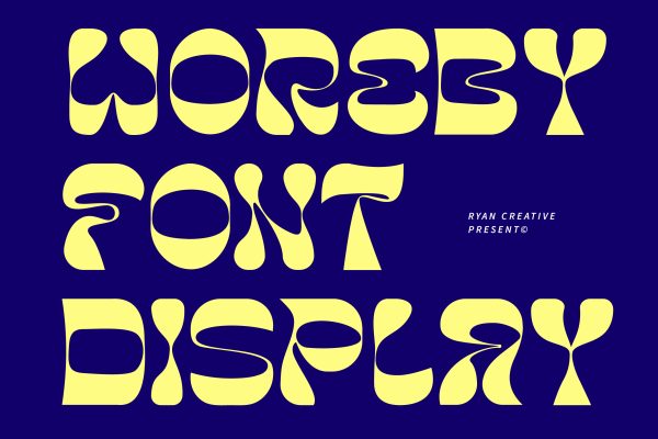 graphic for free - Woreby Font