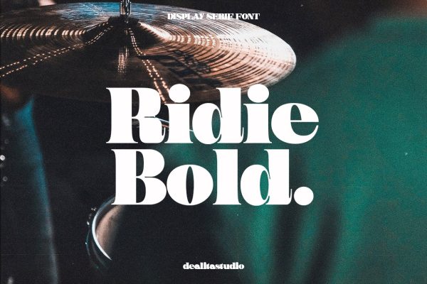 graphic for free - Ridie Display Font