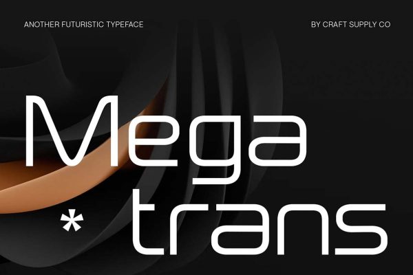 graphic for free - Megatrans Display Font
