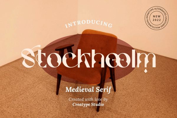 Stocgraphic for free - Stockhoolm Medieval Serif Fontkhoolm Medieval Serif Font 5