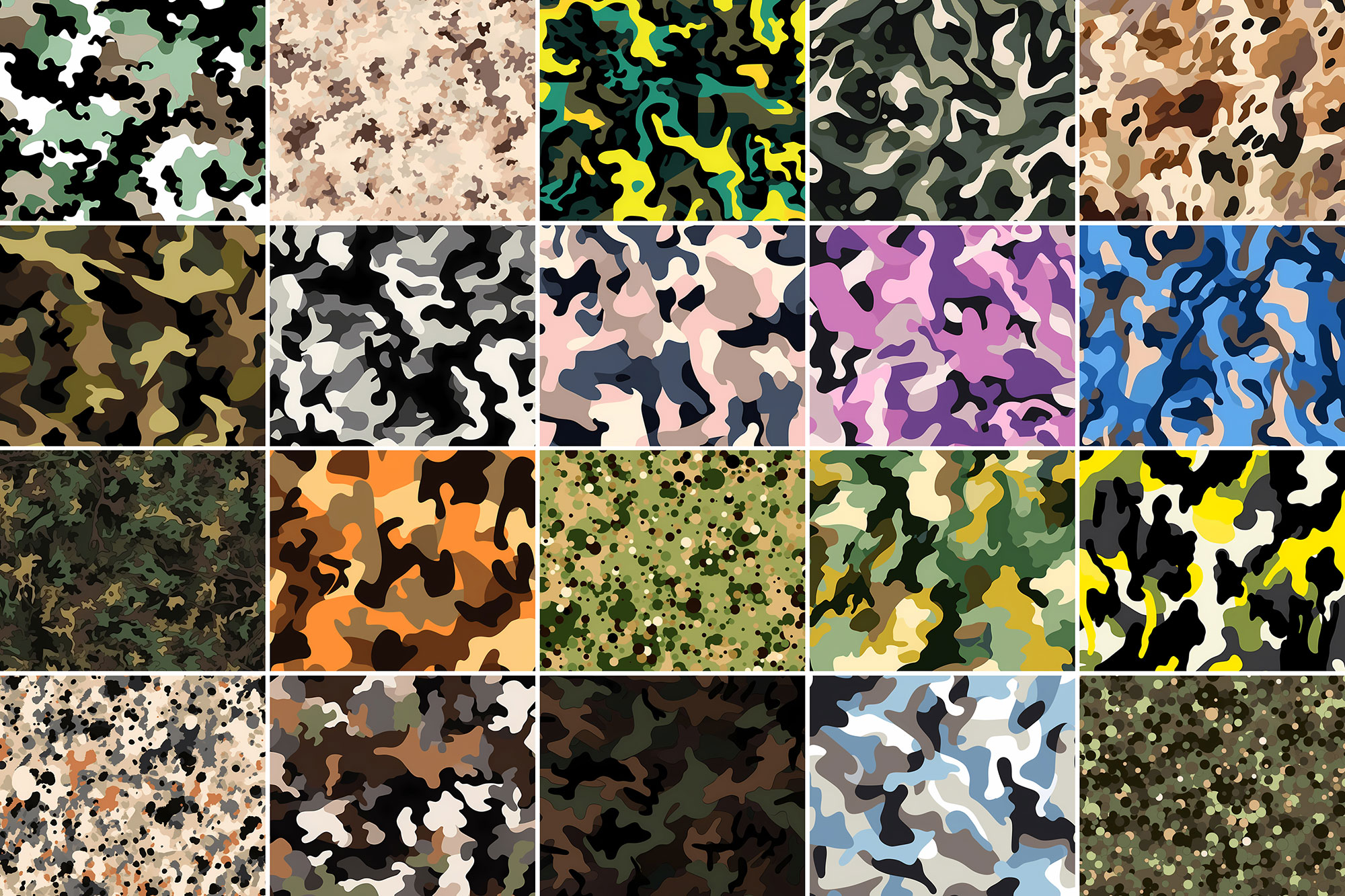 graphic for free - 400 Camouflage Patterns