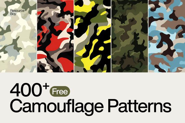 graphic for free - 400 Camouflage Patterns
