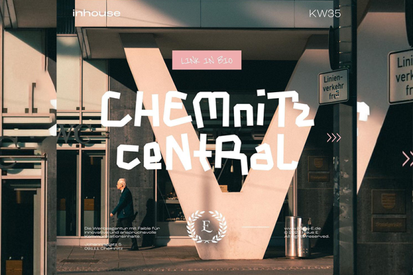 graphic for free -Chemnitz Central Font