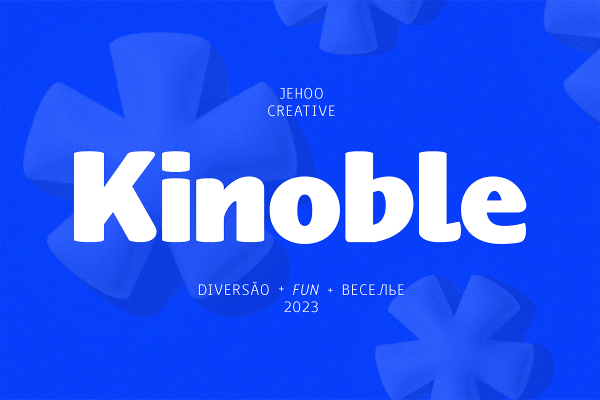 graphic for free - Kinoble Display Sans