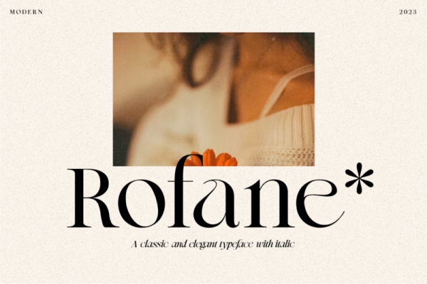 graphic for free - Rofane Font