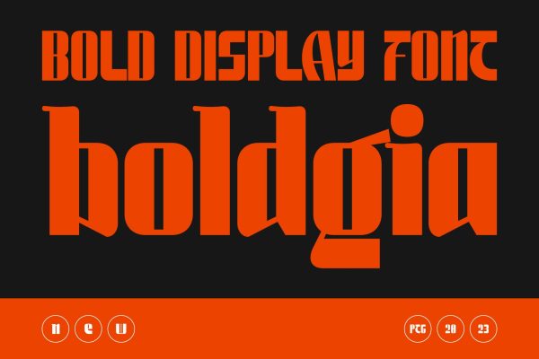 graphic for free - Boldgia Display Font