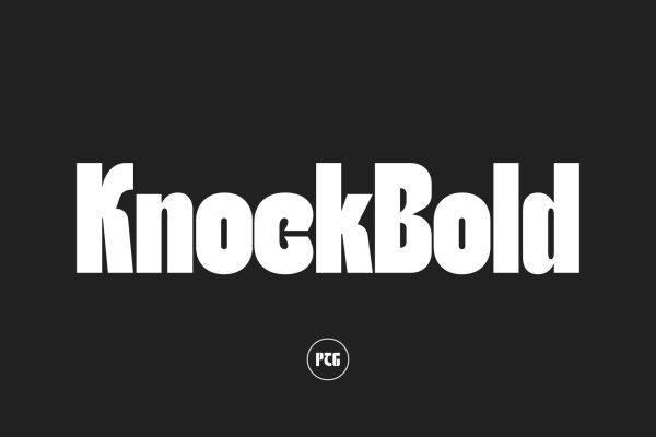 graphic for free - Knockbold Display Font