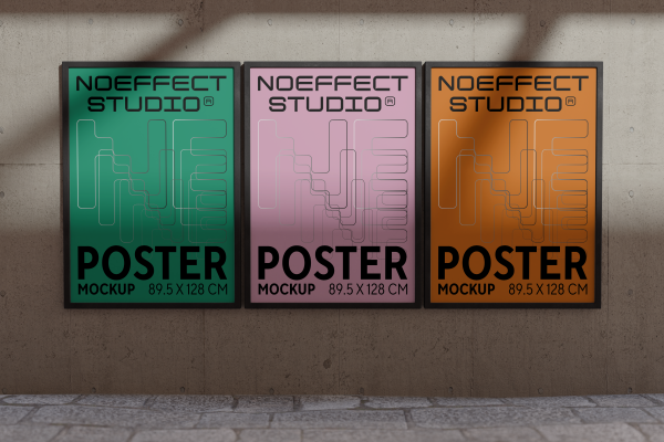 graphic for free - Poster Mockup Set