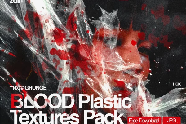 graphic for free - +100 BLOOD Plastic Textures Pack Free