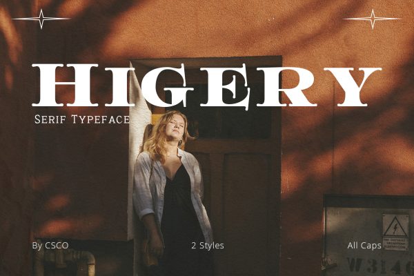 graphic for free - Higery Font