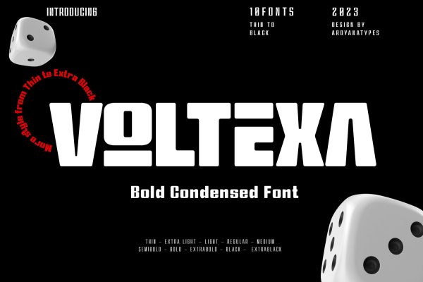 graphic for free - Voltexa Font Bold