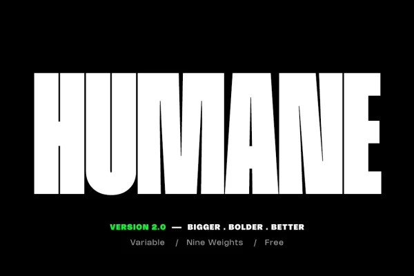 graphic for free - Humane Typeface V 2 0
