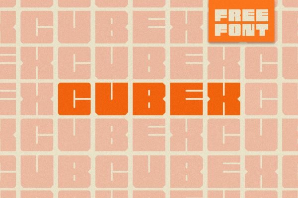 graphic for free - Cubex Font