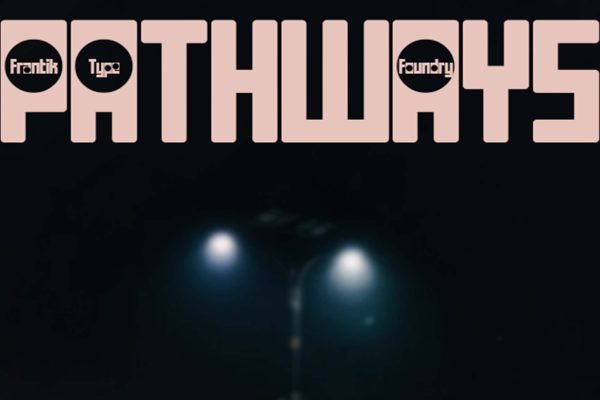 graphic for free - Pathways Font